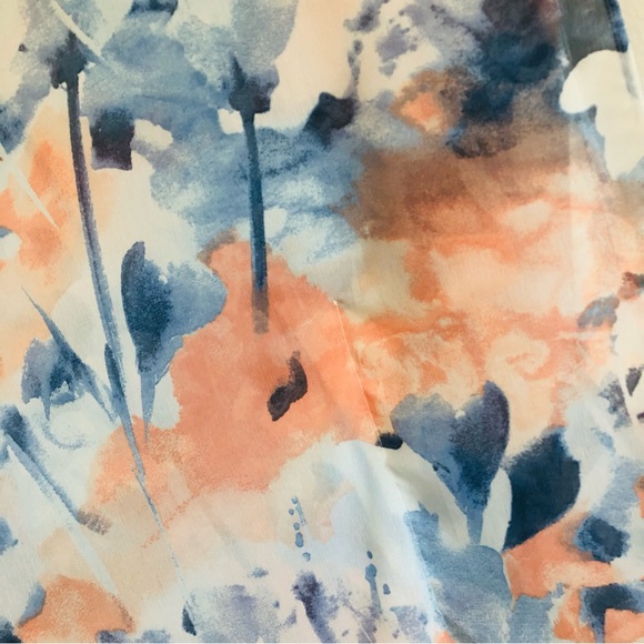 Chicos sheer asymmetric hem blouse over top Sz S/M - Picture 8 of 16